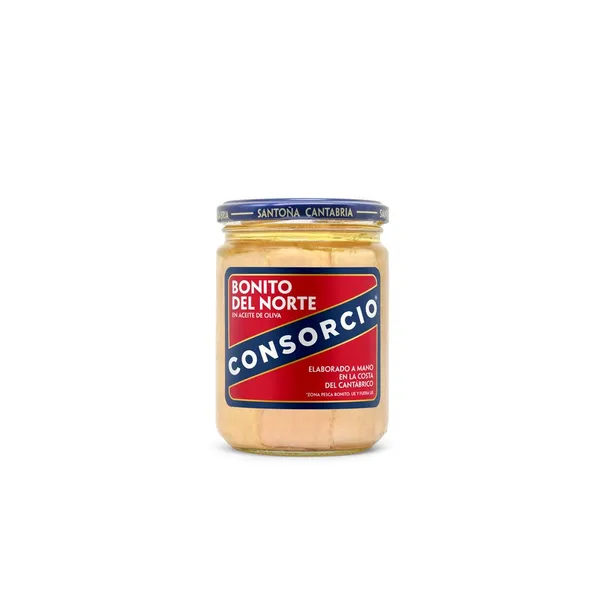 Bonito del norte en aceite de oliva CONSORCIO frasco 400 g pn.