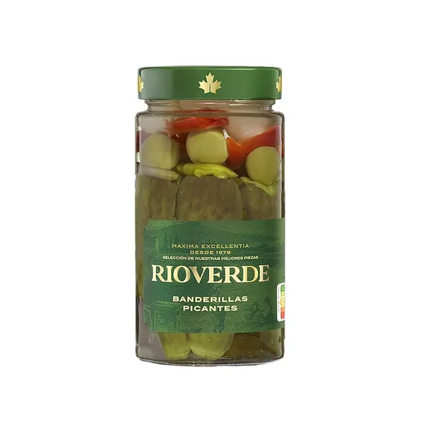 Banderillas RIOVERDE picantes frasco 150 g pne.