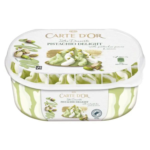 Helado CARTE DOR pistacho 525 g