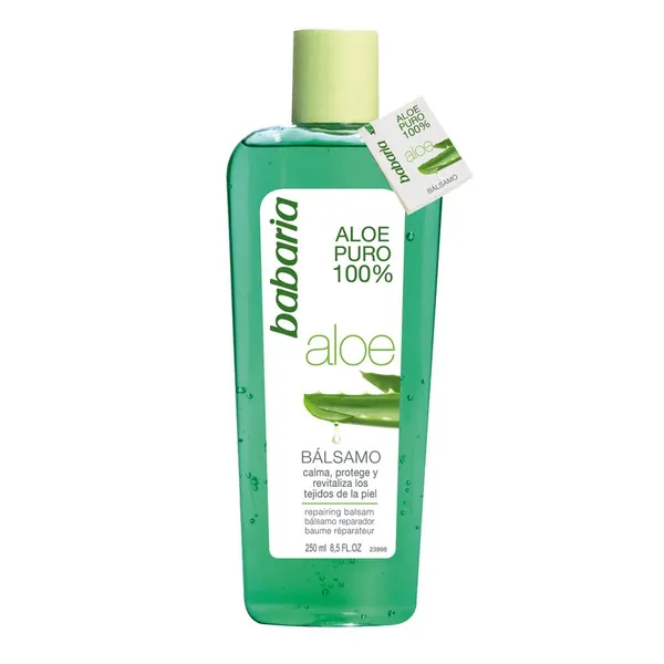 Bálsamo reparador aloe vera BABARIA 250 ml