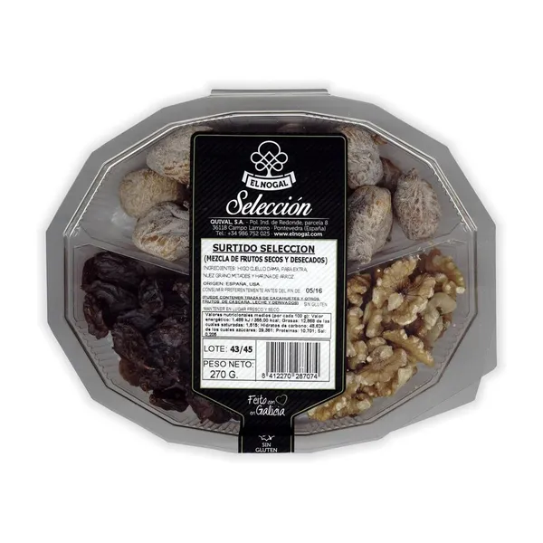 Surtido seleccion EL NOGAL bandeja 270 g