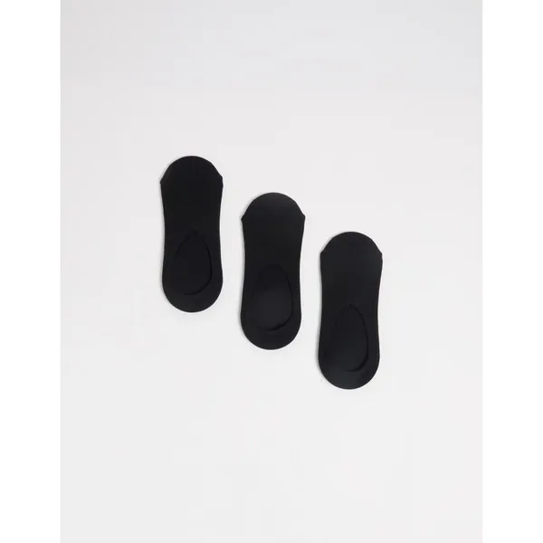 Pack 3 calcetines técnico negro talla 39-46