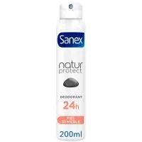 Desodorante piel sensible SANEX NATUR PROTECT, spray 200 ml