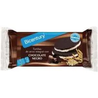 Tortitas de arroz con chocolate negro BIOCENTURY, paquete 140 g