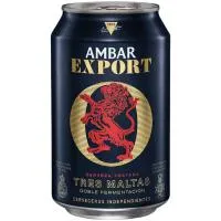Cerveza AMBAR Export, lata 33 cl