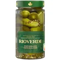 Pepinillos agridulce RIOVERDE, frasco 180 g