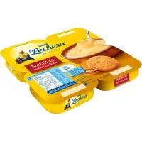 Natillas sabor galleta LA LECHERA, pack 4x115 g