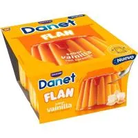 Flan de vainilla DANONE, pack 4x110 g