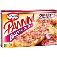 Pannini crispy bacón DR OETKER, caja 250 g