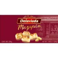 Figuritas de mazapán suprema DELAVIUDA, caja 200 g