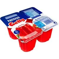 Gelatina Gelly sabor fresa NESTLÉ, pack 4x90 g