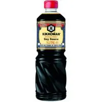 Salsa de soja KIKKOMAN, botella 1 litro