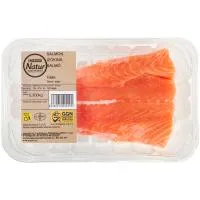 Filete de salmón EROSKI NATUR GGN, bandeja 300 g