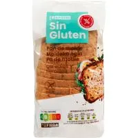 Pan de molde cereales-semillas sin gluten EROSKI, paquete 350 g