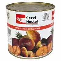 Surtido de setas naturales SERVIHOSTEL, lata 3 kg