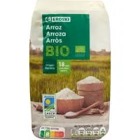 Arroz ecológico redondo EROSKI BIO, paquete 500 g