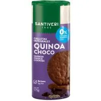 Galleta digestive de quinoa-chocolate SANTIVERI, paquete 175 g