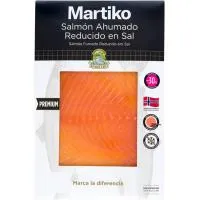 Salmón ahumado reducido en sal MARTIKO, sobre 80 g