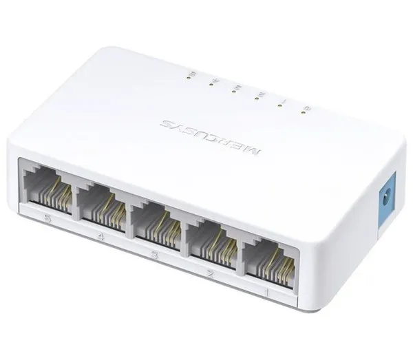 Mercusys MS105 switch No administrado Fast Ethernet (10/100) Blanco