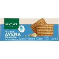 Galletas de salvado de avena SANTIVERI, paquete 270 g