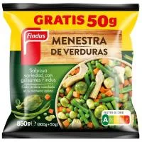 Menestra de verduras FINDUS, bolsa 800 g