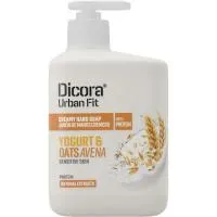 Jabón de manos yogurt y avena DICORA, dosificador 500 ml