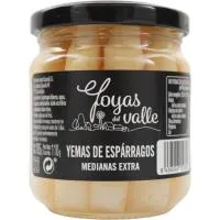 Yemas de espárrago extra medianas JOYAS DEL VALLE, frasco 110 g