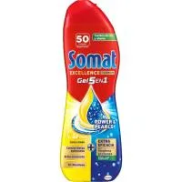 Lavavajillas máquina gel limón SOMAT, botella 50 dosis