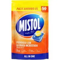 Lavavajillas máquina en pastillas MISTOL, bolsa 50 dosis
