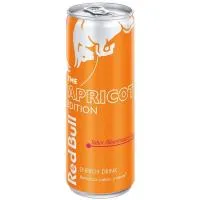 Bebida energética sabor albaricoque-fresa RED BULL, lata 25 cl