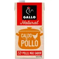 Caldo de pollo GALLO, brik 1 litro