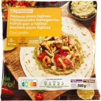Relleno de fajita con pimiento asado EROSKI, sobre 300 g