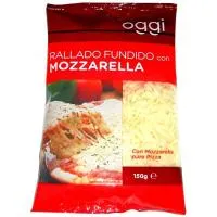 Queso rallado fundido con mozzarella TGT, bolsa 150 g
