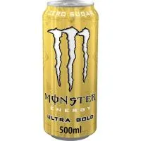 Bebida energética MONSTER Ultra Gold, lata 50 cl