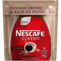 Café soluble descafeinado NESCAFÉ, doypack 75 g