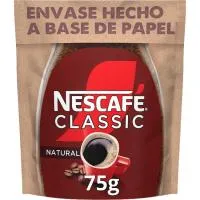 Café soluble natural NESCAFÉ, doypack 75 g