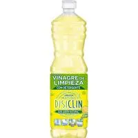 Vinagre limpiador con detergente limón DISICLIN, botella 1 litro