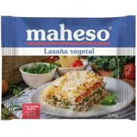 Lasaña vegetal MAHESO, caja 300 g