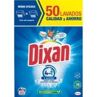 Detergente en polvo DIXAN, maleta 50 dosis
