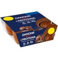 Natillas de chocolate + proteína DANONE, pack 4x120 g
