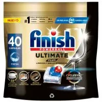 Lavavajillas maáuina FINISH ULTIMATE +, bolsa 40 dosis