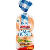 Maxi burger BIMBO, 4 uds, 300 g