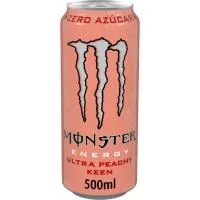 Bebida energética sin azúcar MONSTER ULTRA PEACHY, lata 50 cl