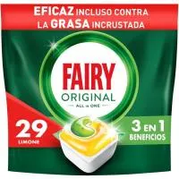 Lavavajillas máquina FAIRY ORIGINAL, bolsa 18+11 dosis