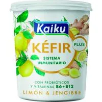Kéfir con jengibre y limón KAIKU, tarrina 350 g