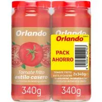 Tomate frito casero ORLANDO, pack 2x340 g