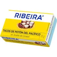 Tacos de potón en aceite RIBEIRA, lata 111 g