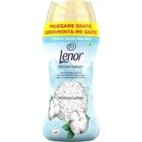 Perlas Frescor de Algodón LENOR ESTOPABLES, botella 195 g