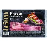 Bacón ahumado natural 50% duroc LA SELVA, sobre 150 g