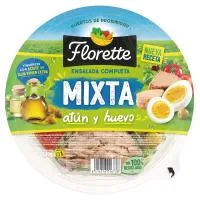 Ensalada completa mixta con huevo FLORETTE, bowl 260 g